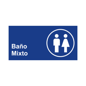 Baño Mixto - TAMAÑO 34X17CM