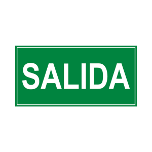 Salida - TAMAÑO 34X17CM